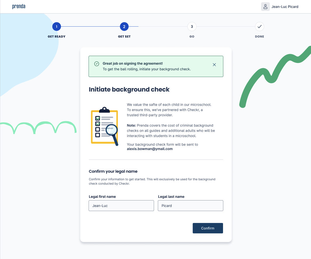 Checkr background check integrations - Prenda