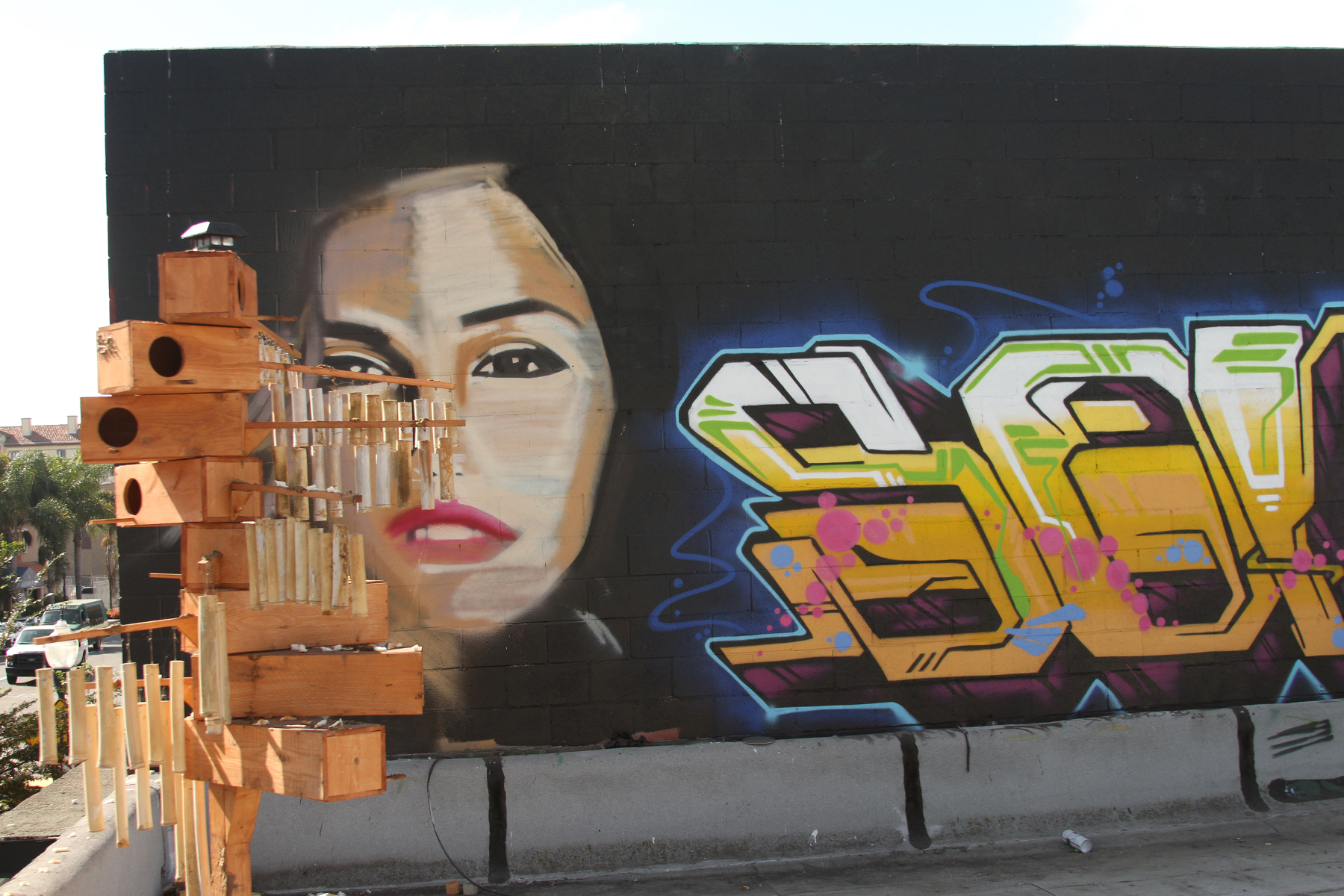 Spiral Pigeon Bird House - San Diego Art Project